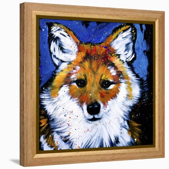 Dhole-null-Framed Stretched Canvas