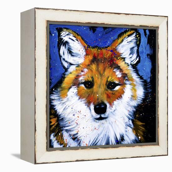 Dhole-null-Framed Stretched Canvas