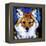 Dhole-null-Framed Stretched Canvas