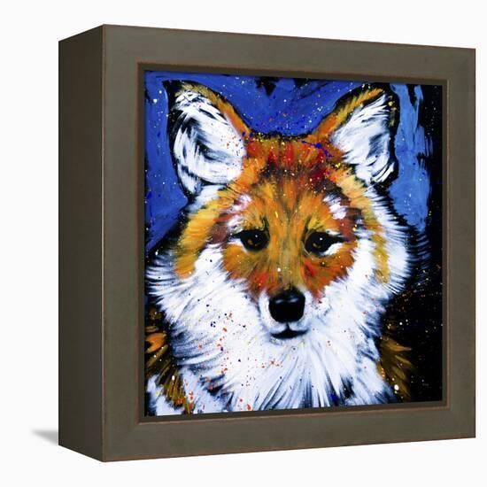 Dhole-null-Framed Stretched Canvas