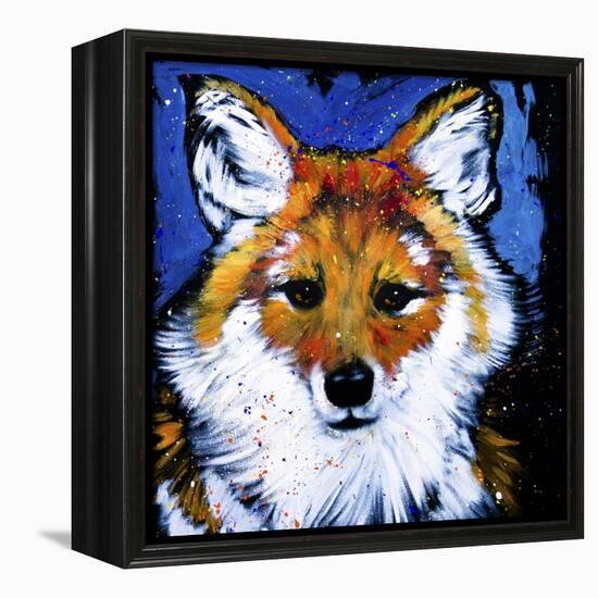 Dhole-null-Framed Stretched Canvas