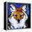 Dhole-null-Framed Stretched Canvas