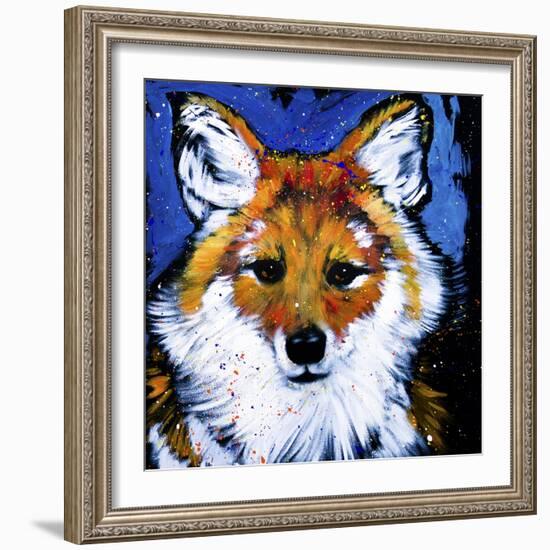 Dhole-null-Framed Art Print