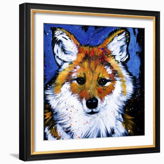 Dhole-null-Framed Art Print