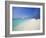 Dhoni and Lounge Chairs on Tropical Beach, Maldives, Indian Ocean-Papadopoulos Sakis-Framed Photographic Print