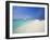 Dhoni and Lounge Chairs on Tropical Beach, Maldives, Indian Ocean-Papadopoulos Sakis-Framed Photographic Print