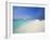 Dhoni and Lounge Chairs on Tropical Beach, Maldives, Indian Ocean-Papadopoulos Sakis-Framed Photographic Print