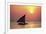 Dhow at Sunset-Lee Frost-Framed Giclee Print