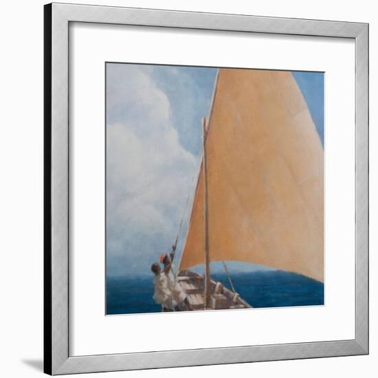 Dhow, Kilifi, 2012-Lincoln Seligman-Framed Premium Giclee Print