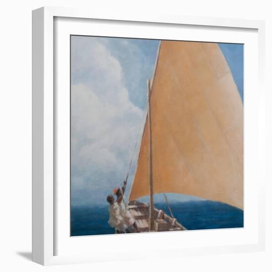 Dhow, Kilifi, 2012-Lincoln Seligman-Framed Premium Giclee Print