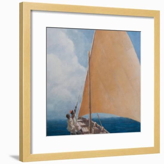 Dhow, Kilifi, 2012-Lincoln Seligman-Framed Giclee Print