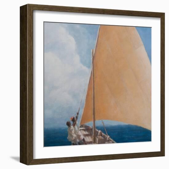 Dhow, Kilifi, 2012-Lincoln Seligman-Framed Giclee Print