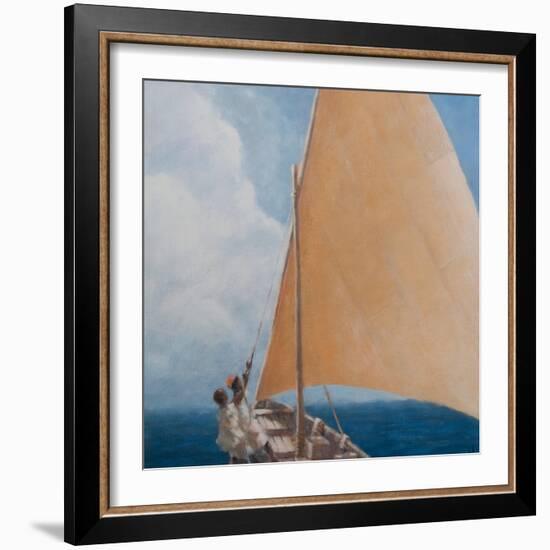 Dhow, Kilifi, 2012-Lincoln Seligman-Framed Giclee Print