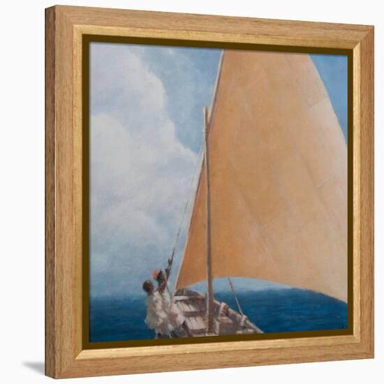 Dhow, Kilifi, 2012-Lincoln Seligman-Framed Premier Image Canvas