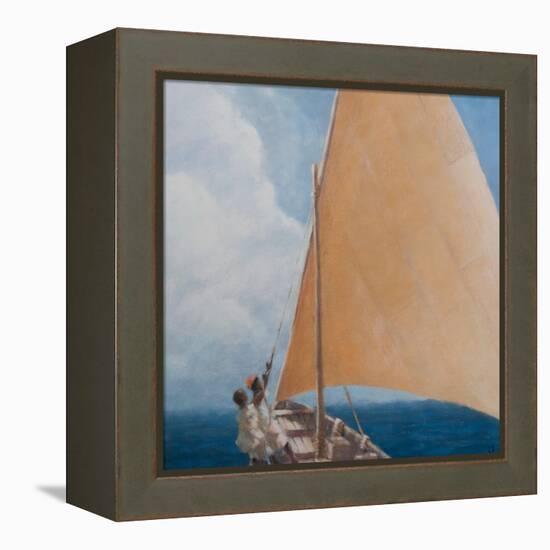 Dhow, Kilifi, 2012-Lincoln Seligman-Framed Premier Image Canvas