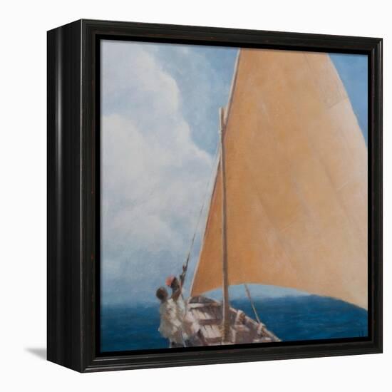 Dhow, Kilifi, 2012-Lincoln Seligman-Framed Premier Image Canvas