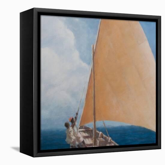 Dhow, Kilifi, 2012-Lincoln Seligman-Framed Premier Image Canvas