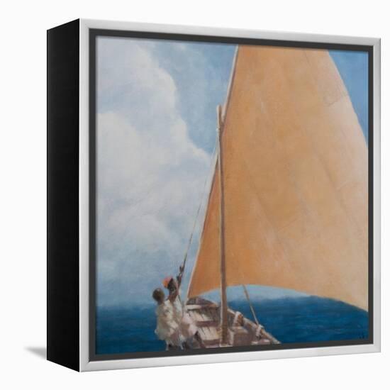 Dhow, Kilifi, 2012-Lincoln Seligman-Framed Premier Image Canvas