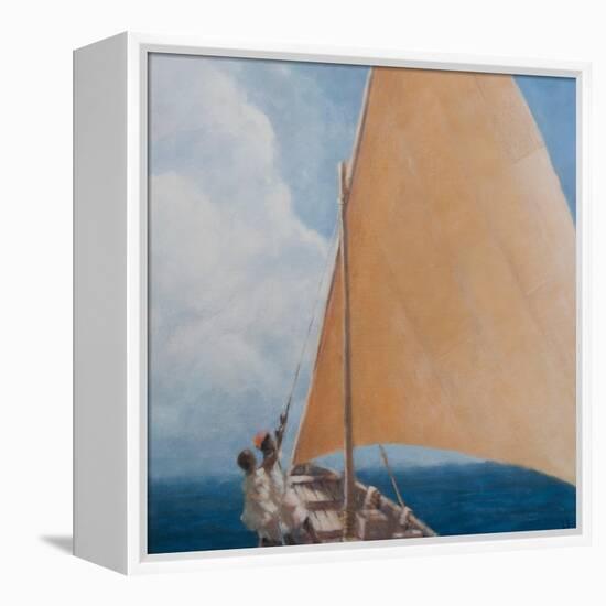 Dhow, Kilifi, 2012-Lincoln Seligman-Framed Premier Image Canvas