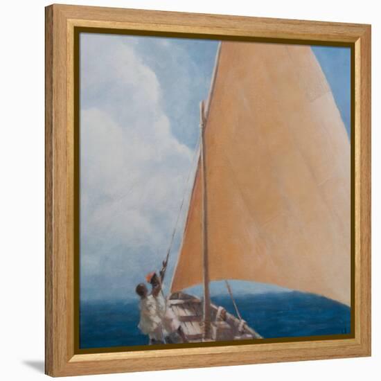 Dhow, Kilifi, 2012-Lincoln Seligman-Framed Premier Image Canvas