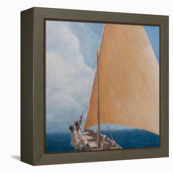 Dhow, Kilifi, 2012-Lincoln Seligman-Framed Premier Image Canvas