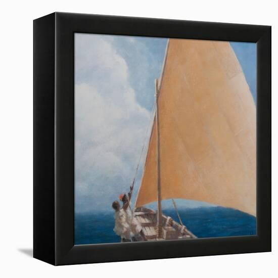 Dhow, Kilifi, 2012-Lincoln Seligman-Framed Premier Image Canvas