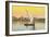 Dhow on the Nile by Luxor-null-Framed Premium Giclee Print