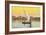 Dhow on the Nile by Luxor-null-Framed Premium Giclee Print