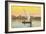 Dhow on the Nile by Luxor-null-Framed Premium Giclee Print