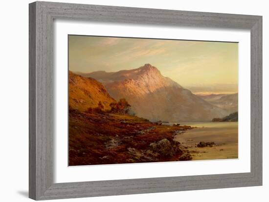 Dhu Loch near Balmoral-Alfred de Breanski-Framed Giclee Print