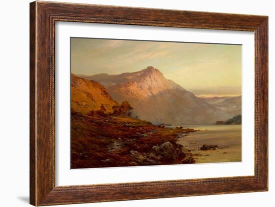 Dhu Loch near Balmoral-Alfred de Breanski-Framed Giclee Print