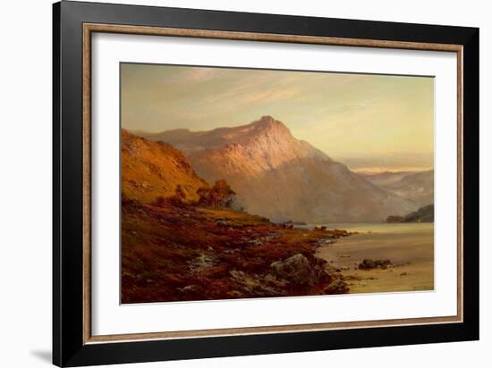 Dhu Loch near Balmoral-Alfred de Breanski-Framed Giclee Print