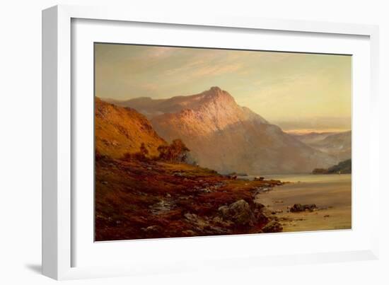 Dhu Loch near Balmoral-Alfred de Breanski-Framed Giclee Print