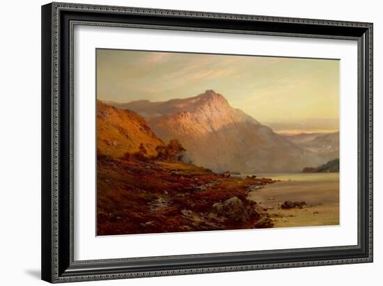 Dhu Loch near Balmoral-Alfred de Breanski-Framed Giclee Print