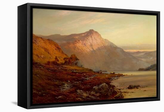 Dhu Loch near Balmoral-Alfred de Breanski-Framed Premier Image Canvas