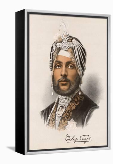 Dhuleep Singh Briefly the Sikh Maharaja of Lahore-null-Framed Premier Image Canvas