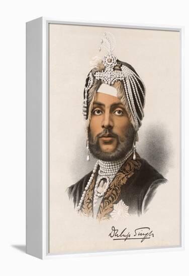 Dhuleep Singh Briefly the Sikh Maharaja of Lahore-null-Framed Premier Image Canvas