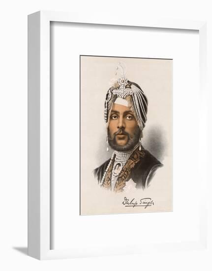 Dhuleep Singh Briefly the Sikh Maharaja of Lahore-null-Framed Photographic Print