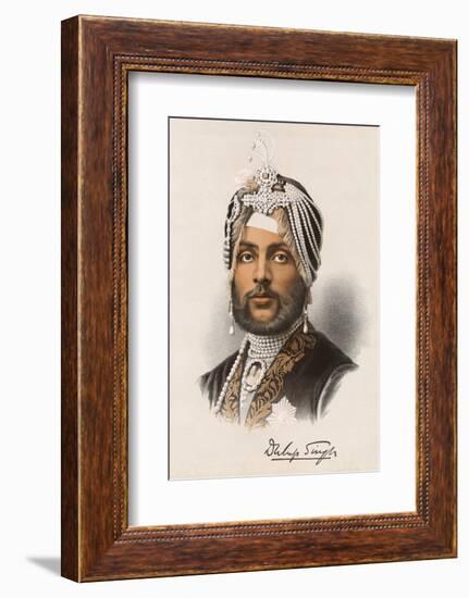 Dhuleep Singh Briefly the Sikh Maharaja of Lahore-null-Framed Photographic Print