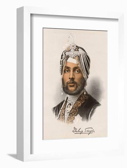 Dhuleep Singh Briefly the Sikh Maharaja of Lahore-null-Framed Photographic Print