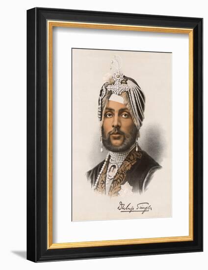 Dhuleep Singh Briefly the Sikh Maharaja of Lahore-null-Framed Photographic Print