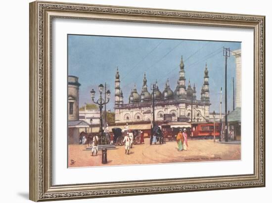 Dhurrumtollah Masjid, Calcutta, India-null-Framed Art Print