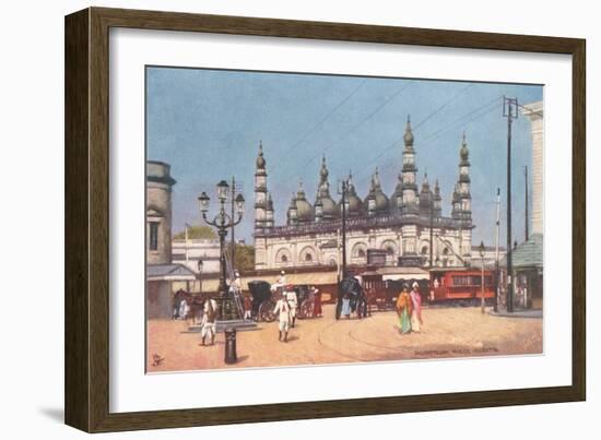 Dhurrumtollah Masjid, Calcutta, India-null-Framed Art Print