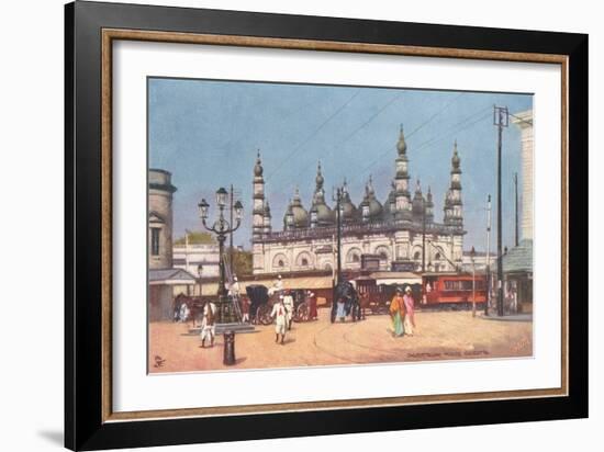 Dhurrumtollah Masjid, Calcutta, India-null-Framed Art Print