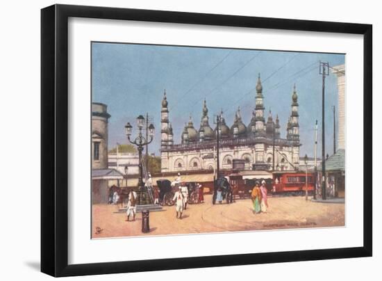 Dhurrumtollah Masjid, Calcutta, India-null-Framed Art Print