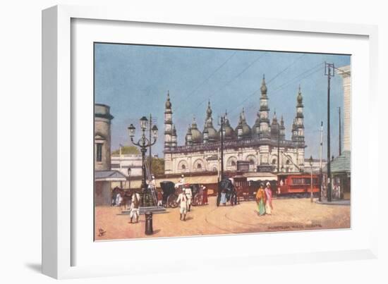 Dhurrumtollah Masjid, Calcutta, India-null-Framed Art Print