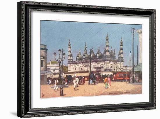 Dhurrumtollah Masjid, Calcutta, India-null-Framed Art Print