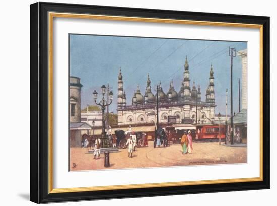 Dhurrumtollah Masjid, Calcutta, India-null-Framed Art Print