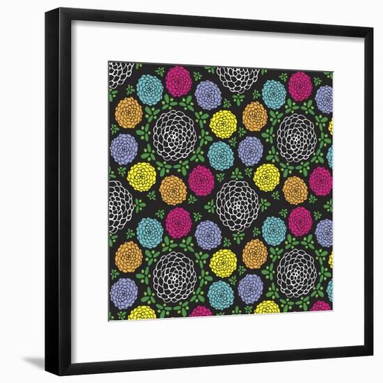 Dia De Los Flores-Joanne Paynter Design-Framed Giclee Print