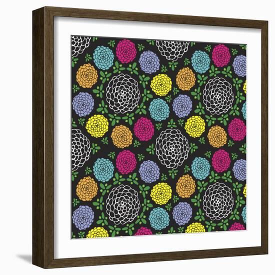 Dia De Los Flores-Joanne Paynter Design-Framed Giclee Print